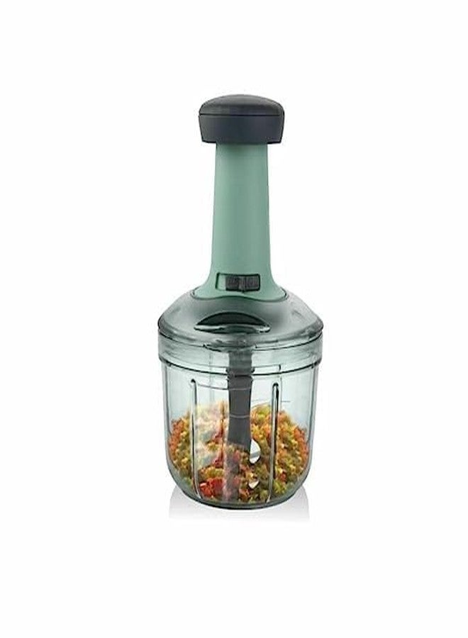 BigPlayer 800ml Manual Vegetable Chopper/Mixer - Hand-Press
